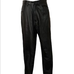 Vintage Original Mom Leather Jeans Made by Anne Klein!